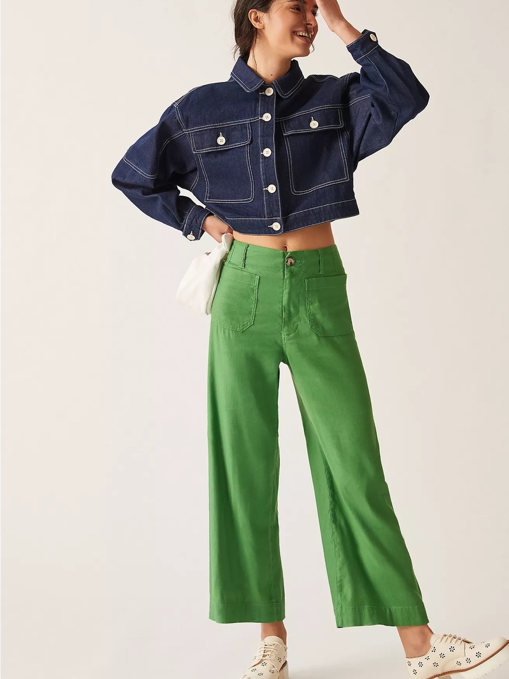Maeve Anthropologie Colette Wide-Leg Pants